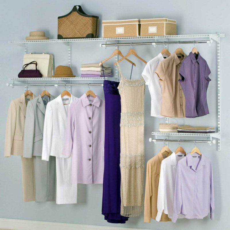 Rubbermaid Configurations 48 Feet Custom DIY Closet Organizer Kit